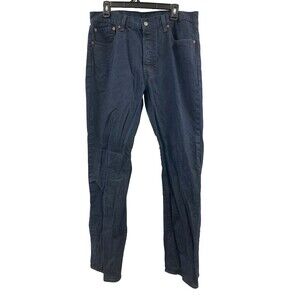 Levi's 501 Men's Jeans W36 L34 Black Wash 100% Cotton Button Fly